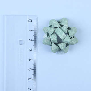 Бант-звезда №3,5, с блестками, микс. Цена за 1 шт. 3