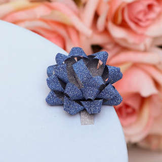 Бант-звезда №3,5, с блестками, микс. Цена за 1 шт. 5