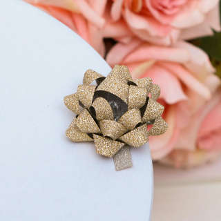 Бант-звезда №3,5, с блестками, микс. Цена за 1 шт. 8