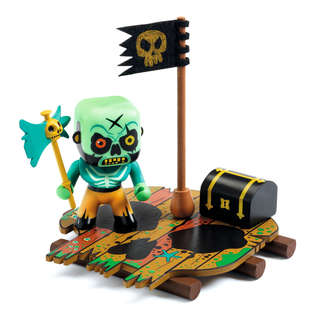 Набор Фигурок Djeco Arty toys «Пират Череп на плоту» 2