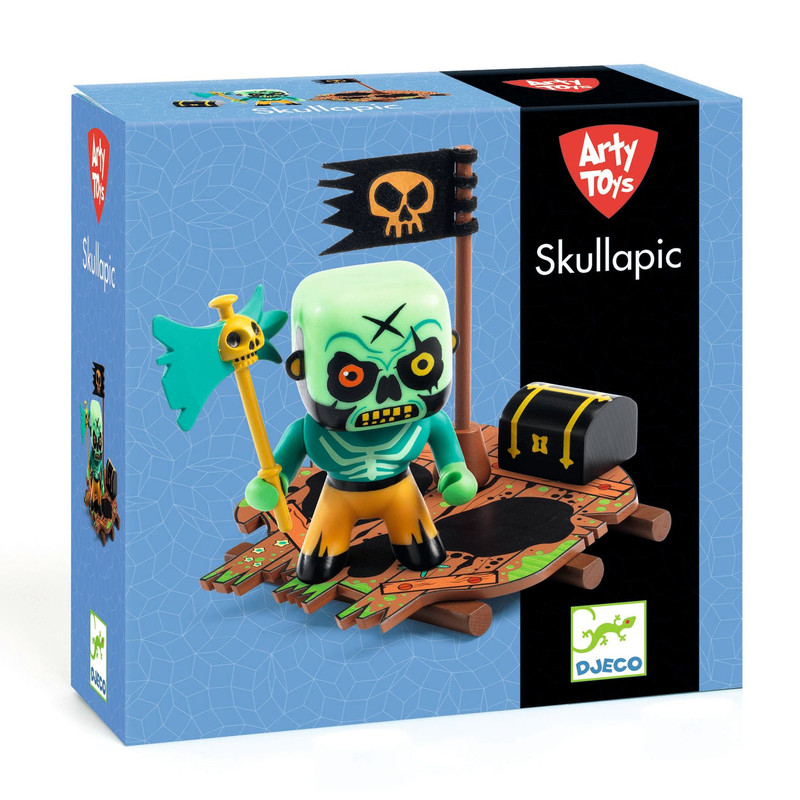 Набор Фигурок Djeco Arty toys «Пират Череп на плоту»