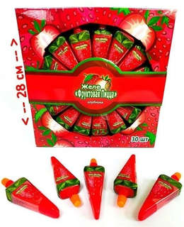 Желе 'Фруктовая пицца' клубника. Цена за 1 шт. 2