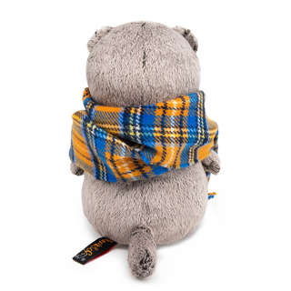 Басик в шарфе в клеточку, 19 см, Budi Basa 3