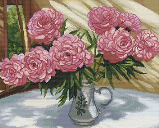 Алмазная вышивка «Бузин: На солнечной веранде», 50х40 см 1