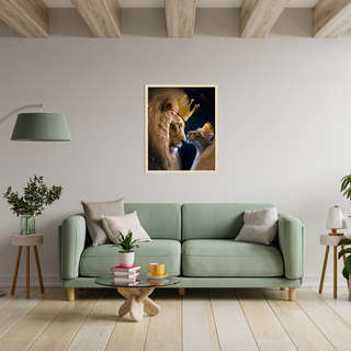 Картина по номерам с поталью 'Королевская любовь' 40х50 см, Molly 2