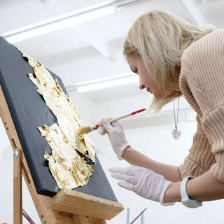 Картина по номерам с поталью 'Королевская любовь' 40х50 см, Molly 5