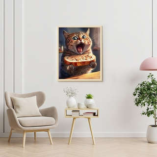 Картина по номерам «Мемчики, Голодный котик», 40х50 см 4