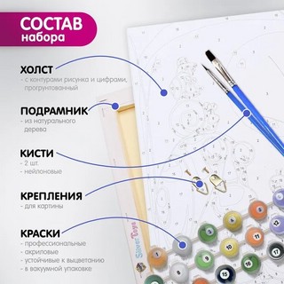 Картина по номерам «Нью-Йорк. Манхэттен», 50х40 см, Molly 2