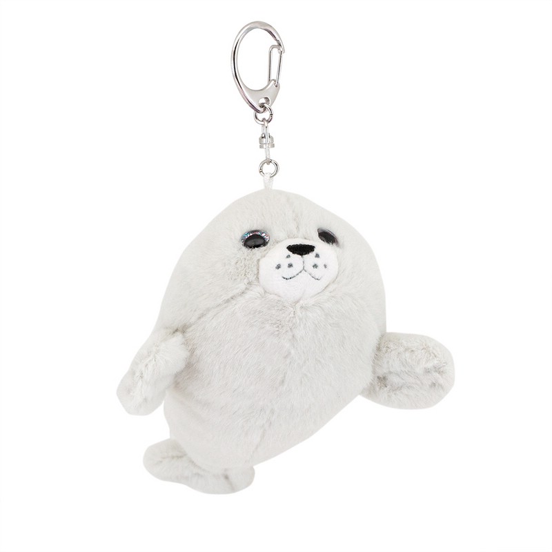 Брелок Морской котик, 15 см, серый, Orange Toys