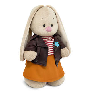 Зайка Ми в косухе из эко-замши, 32 см, BudiBasa 2