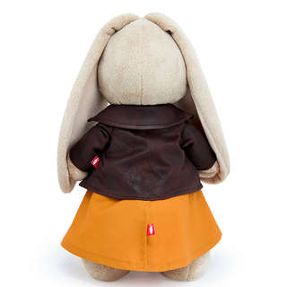 Зайка Ми в косухе из эко-замши, 25 см, BudiBasa 3