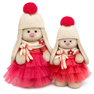 Зайка Ми с мишкой, 32 см, BudiBasa 4