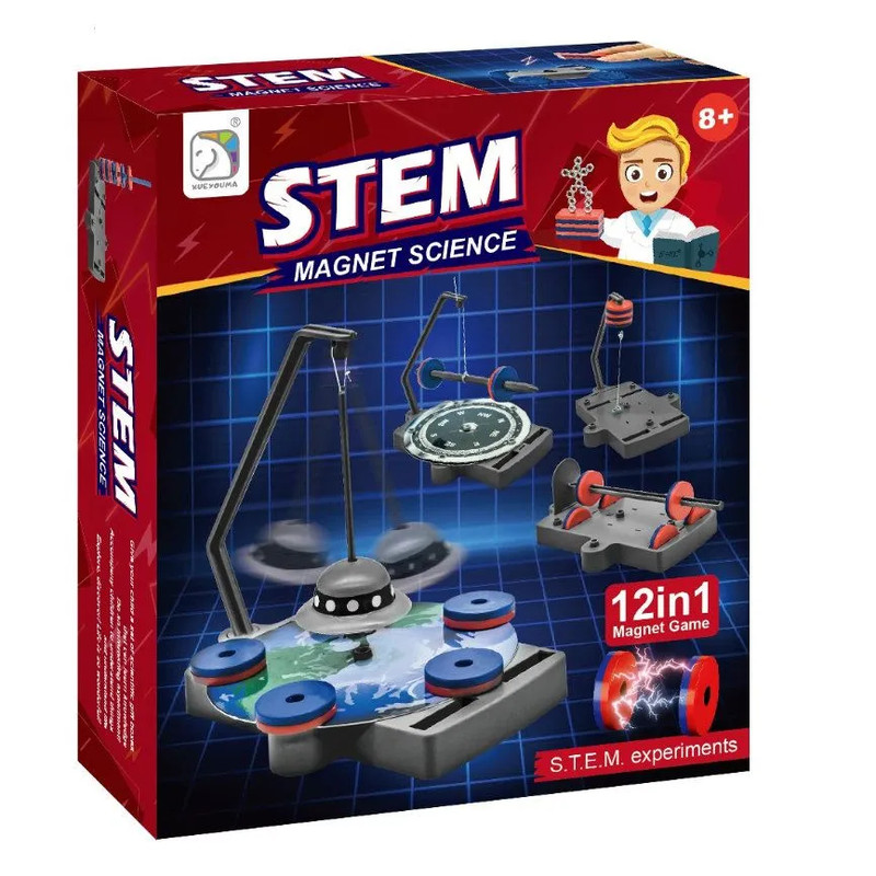 Набор для опытов по магнетизму 'Магнитная лаборатория'