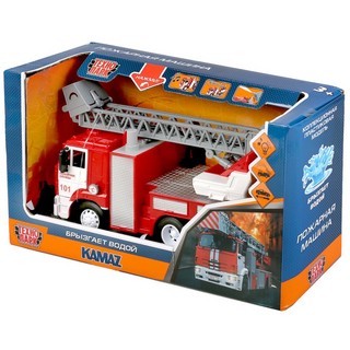 Машина Камаз, Пожарная, пластик, 26 см, Технопарк 2
