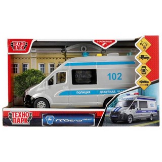Газель Некст Полиция, 22 см, модель пластик, Технопарк  2