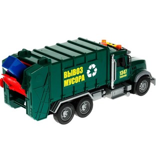 Мусоровоз, 35 см, пластик, Технопарк 666-53P 3