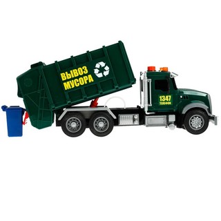 Мусоровоз, 35 см, пластик, Технопарк 666-53P 4