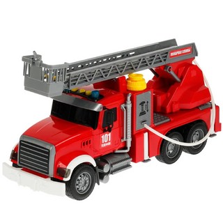 Пожарная машина, 35 см, пластик, Технопарк 666-58P 4