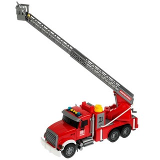 Пожарная машина, 35 см, пластик, Технопарк 666-58P 5