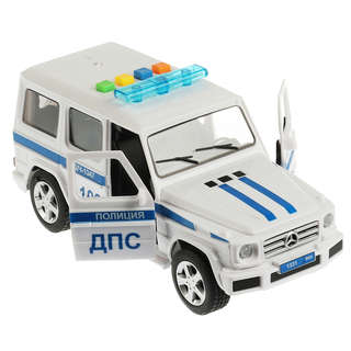 Полицейская машина, 22 см, модель металлическая, Технопарк 4