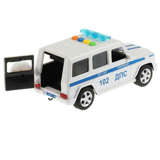 Полицейская машина, 22 см, модель металлическая, Технопарк 5