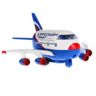 Самолет, 15 см, модель металлическая, Технопарк CT10-080-2 5