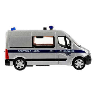 Renault Master, Полиция, 14 см, модель металлическая, Технопарк MASTER-14SLPOL-SR 4