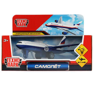 Самолет, 18.5 см, модель металлическая, Технопарк 1792842-AIRF-R2 2