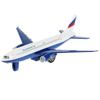 Самолет, 18.5 см, модель металлическая, Технопарк 1792842-AIR...