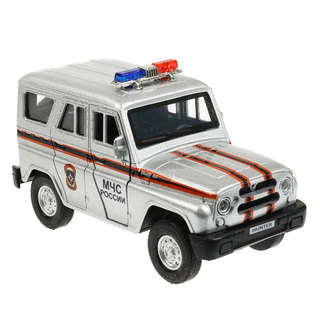 УАЗ ХАНТЕР МЧС, 12 см, модель металлическая, Технопарк HUNTER-SPE-SL 2