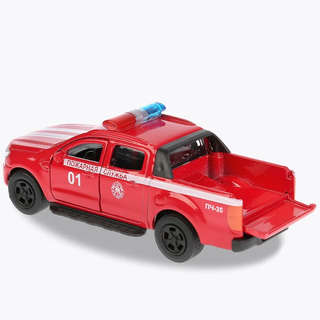 FORD Ranger, пикап пожарный, 12 см, модель металлическая, Тех...