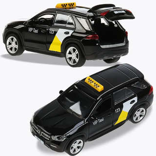 Mercedes-Benz GLE 2019 Такси, 12 см, модель металлическая, Технопарк 8