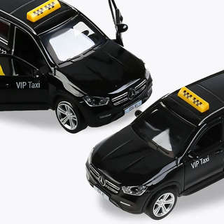 Mercedes-Benz GLE 2019 Такси, 12 см, модель металлическая, Технопарк 9