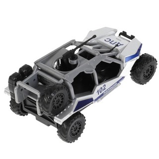 Автовездеход Полиция, 12 см, с пулеметом, модель металлическая, Технопарк 5