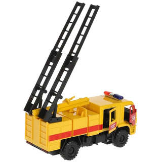 Машина Камаз, Аварийная Служба, 15 см, металлическая модель, Технопарк 3