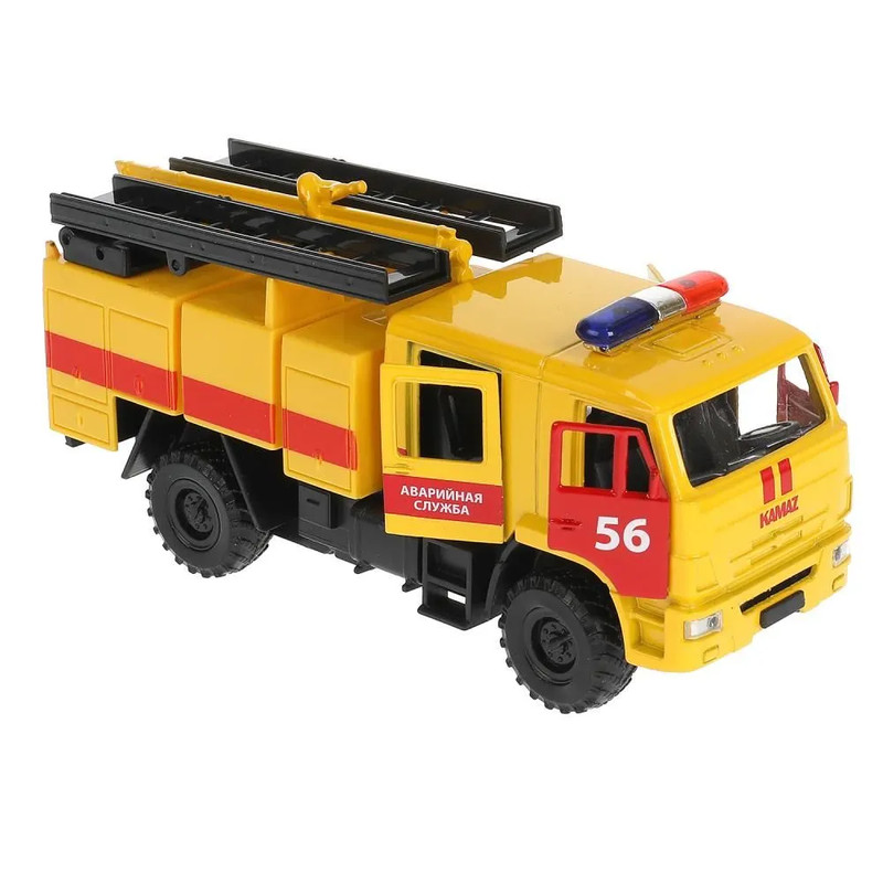 Машина Камаз, Аварийная Служба, 15 см, металлическая модель, Технопарк