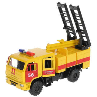 Машина Камаз, Аварийная Служба, 15 см, металлическая модель, Технопарк 4