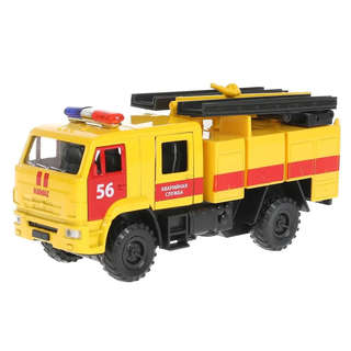Машина Камаз, Аварийная Служба, 15 см, металлическая модель, Технопарк 5