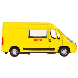 Машина Citroen Jumper Дети, 14 см, модель металлическая, Технопарк 5