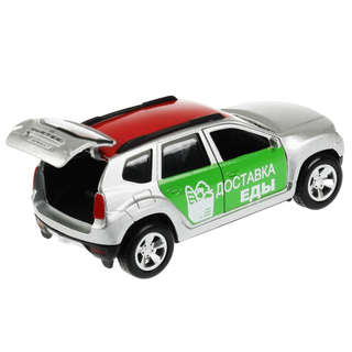 Рено Дастер Доставка, модель металлическая, 12 см, Технопарк DUSTER-12-VKU 5