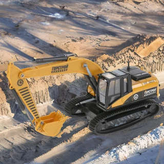 Гусеничный Экскаватор, 17.5 см, модель металлическая, ТехноПарк 5