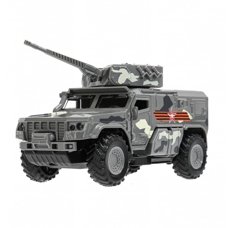 Бронеавтомобиль Армия России, 12 см, машина металлическая, Технопарк TAIFUN-12-MILGN