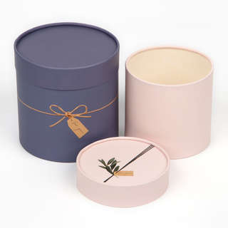 Коробка круглая подарочная 'Эко', цена за 1 коробку размером ...