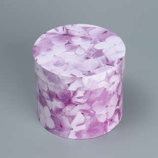 Коробка круглая «Лаванда» 16х16х14 см