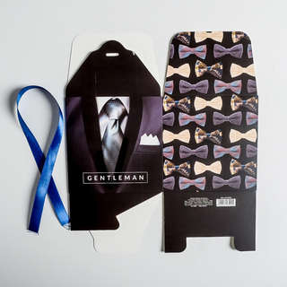 Коробка подарочная складная «Джентльмену», 12 х 12 х 12 см 4