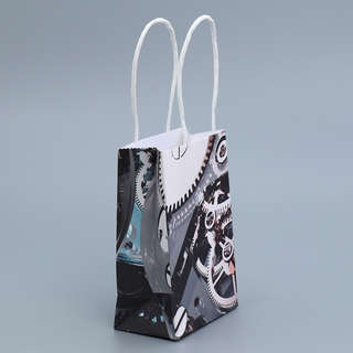 Пакет подарочный крафтовый, Present, 15 х 10 х 6 см 2