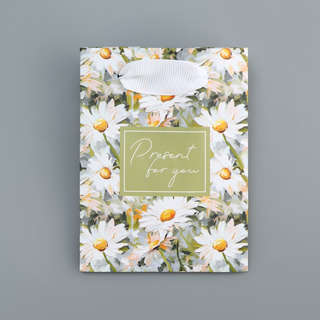 Пакет подарочный ламинированный Present, 9 х 12 х 6.5 см 5