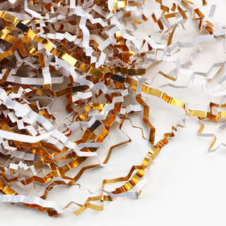 Наполнитель для упаковки подарков, Золотой фейерверк, 15 х 26 см 2