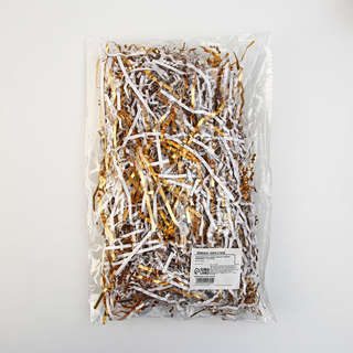 Наполнитель для упаковки подарков, Золотой фейерверк, 15 х 26 см 3