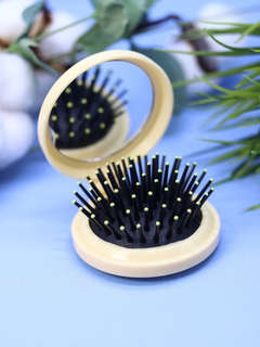 Расческа раскладная с зеркалом 'King bear folding' 3